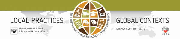 Australian Council for Adult Literacy Conference 2013